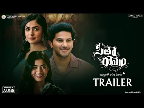 Sita Ramam Trailer - Telugu | Dulquer Salmaan | Mrunal | Rashmika | Sumanth | Hanu Raghavapudi