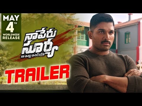 Naa Peru Surya Naa Illu India Theatrical Trailer || Allu Arjun, Anu Emmanuel, Vakkantham Vamsi