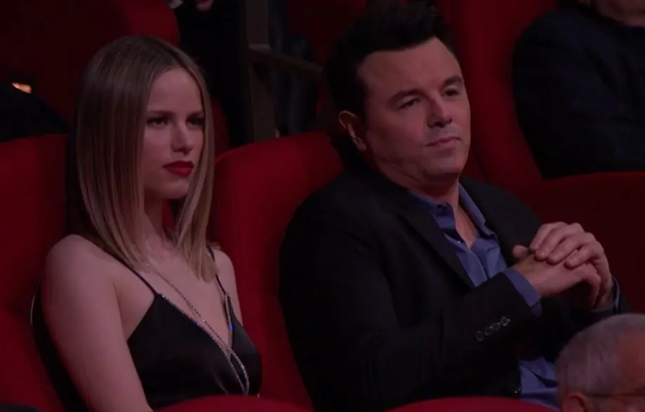 Seth MacFarlane and Halston Sage