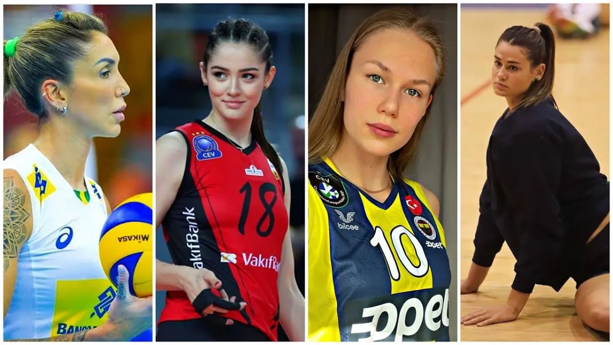 female volleyball players